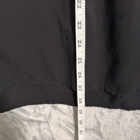 NWT Chic Black Off-Shoulder Top size large X-Large women boho pleated‎ sleeves - Picture 8 of 13